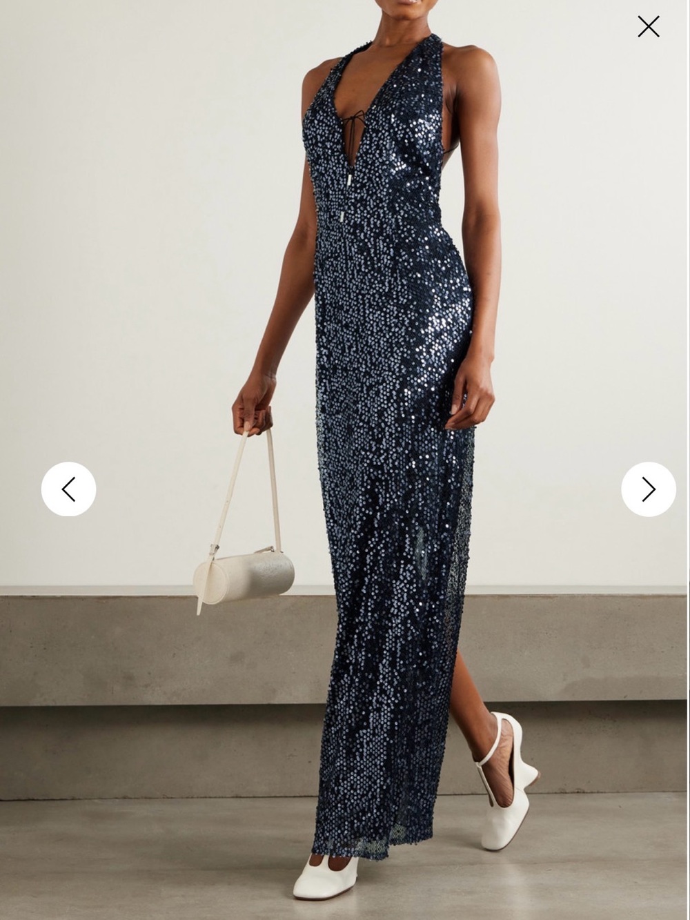 16Arlington
Eima navy sequined open back gown